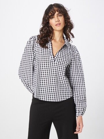 Monki Blouse in Zwart: voorkant