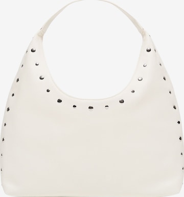 Borsa a mano di Bershka in bianco: frontale