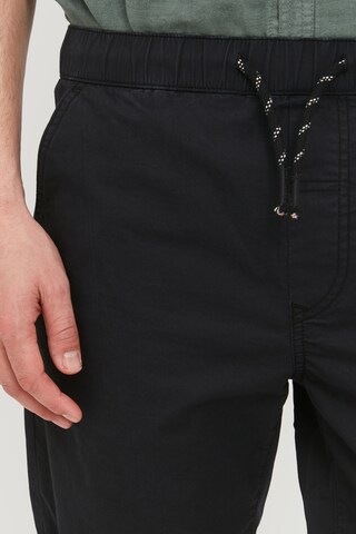 !Solid Regular Chino 'LINAN' in Zwart