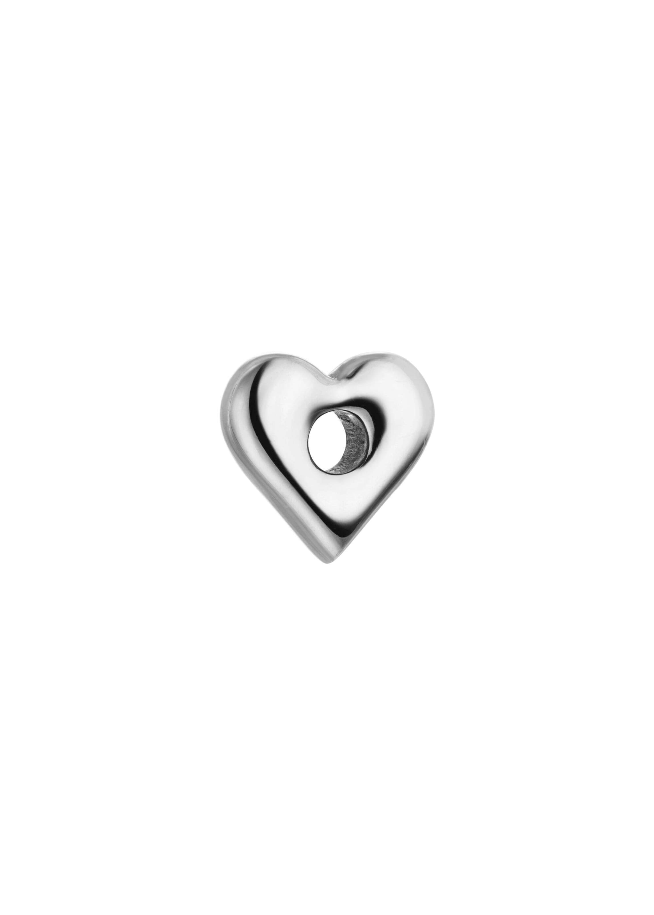PURELEI Anhänger 'Lei Heart Bubble' in Silber: Vorderseite