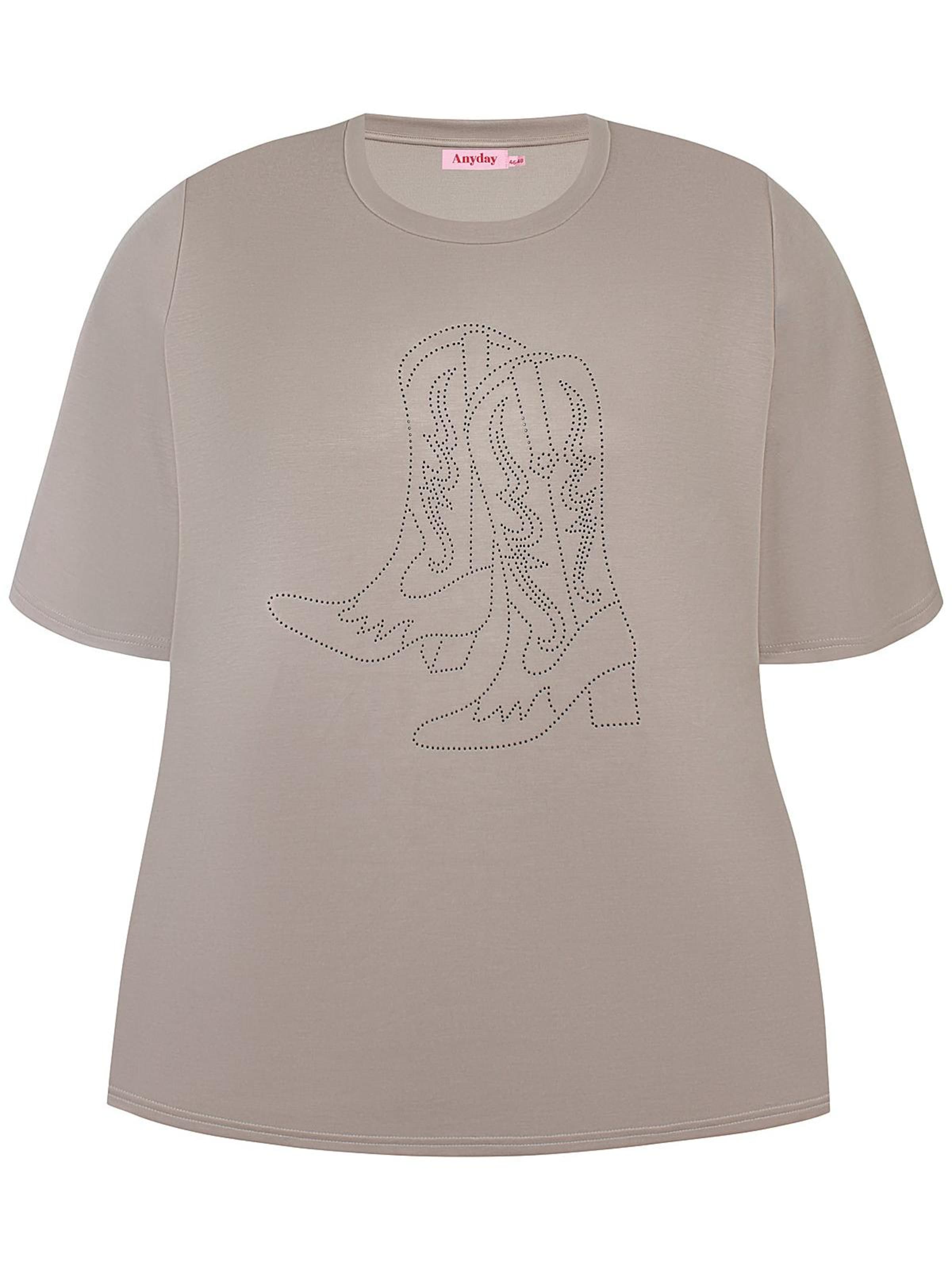Anyday Top 'Tiana 381' in Beige: front