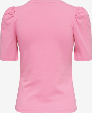 ONLY - Camisa 'LOVE' em rosa