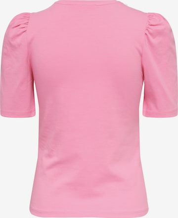 ONLY Shirt 'LOVE' in Pink