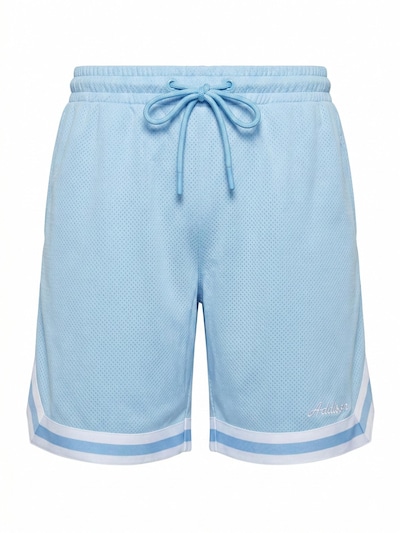 Adam Workout Pants 'Sweatshorts Basketball Shorts' in Light blue, Item view