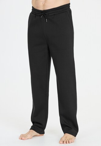 NOU Loosefit Sweatpants in Schwarz: Vorderseite