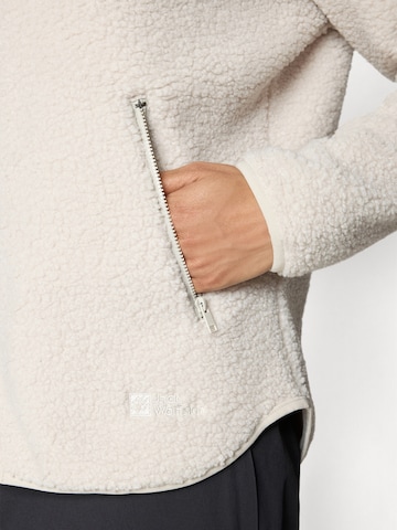 JACK WOLFSKIN Funkcionalna jopa iz flisa | bež barva
