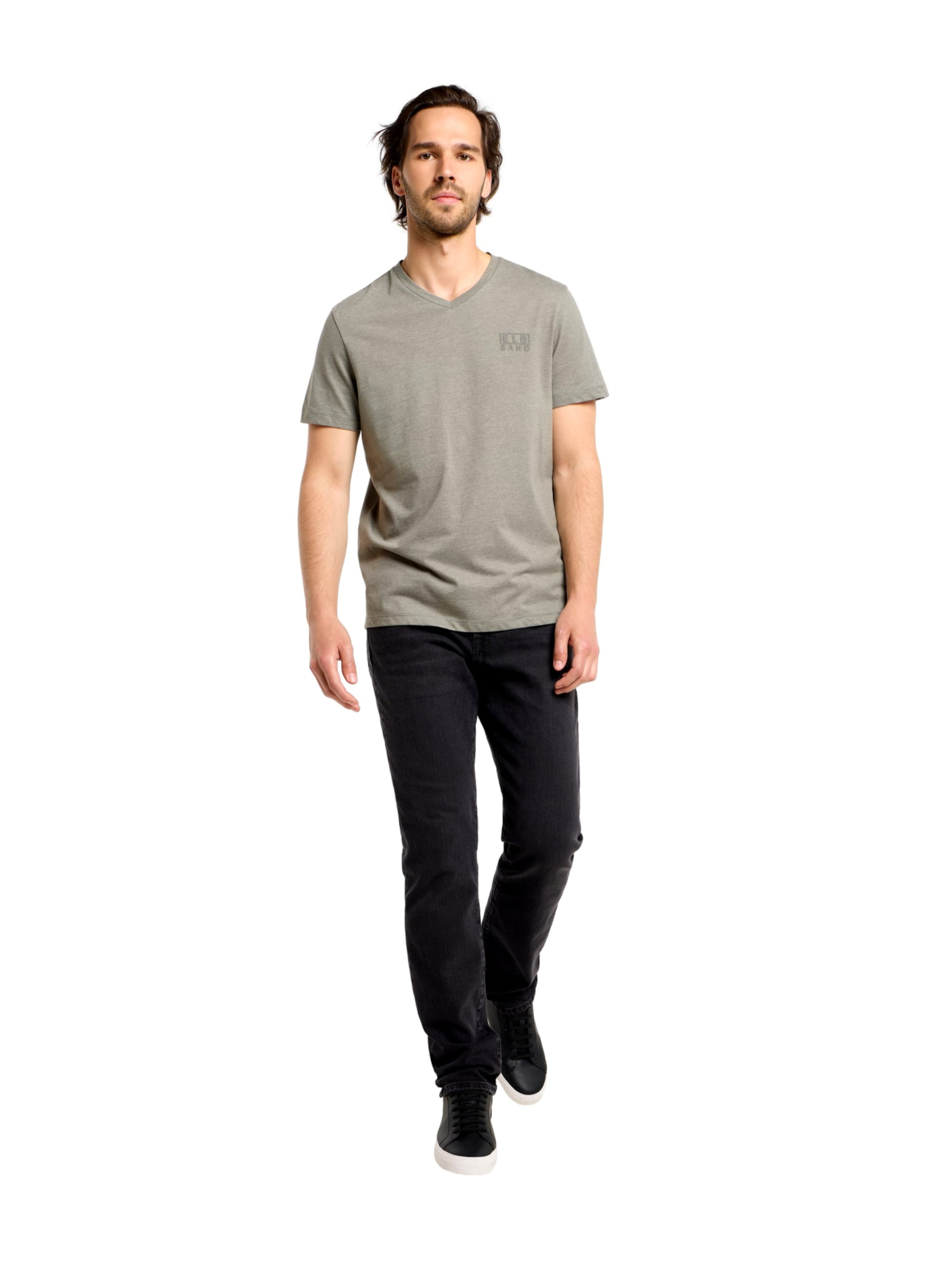 Elbsand Shirt 'Ingvar' in Beige