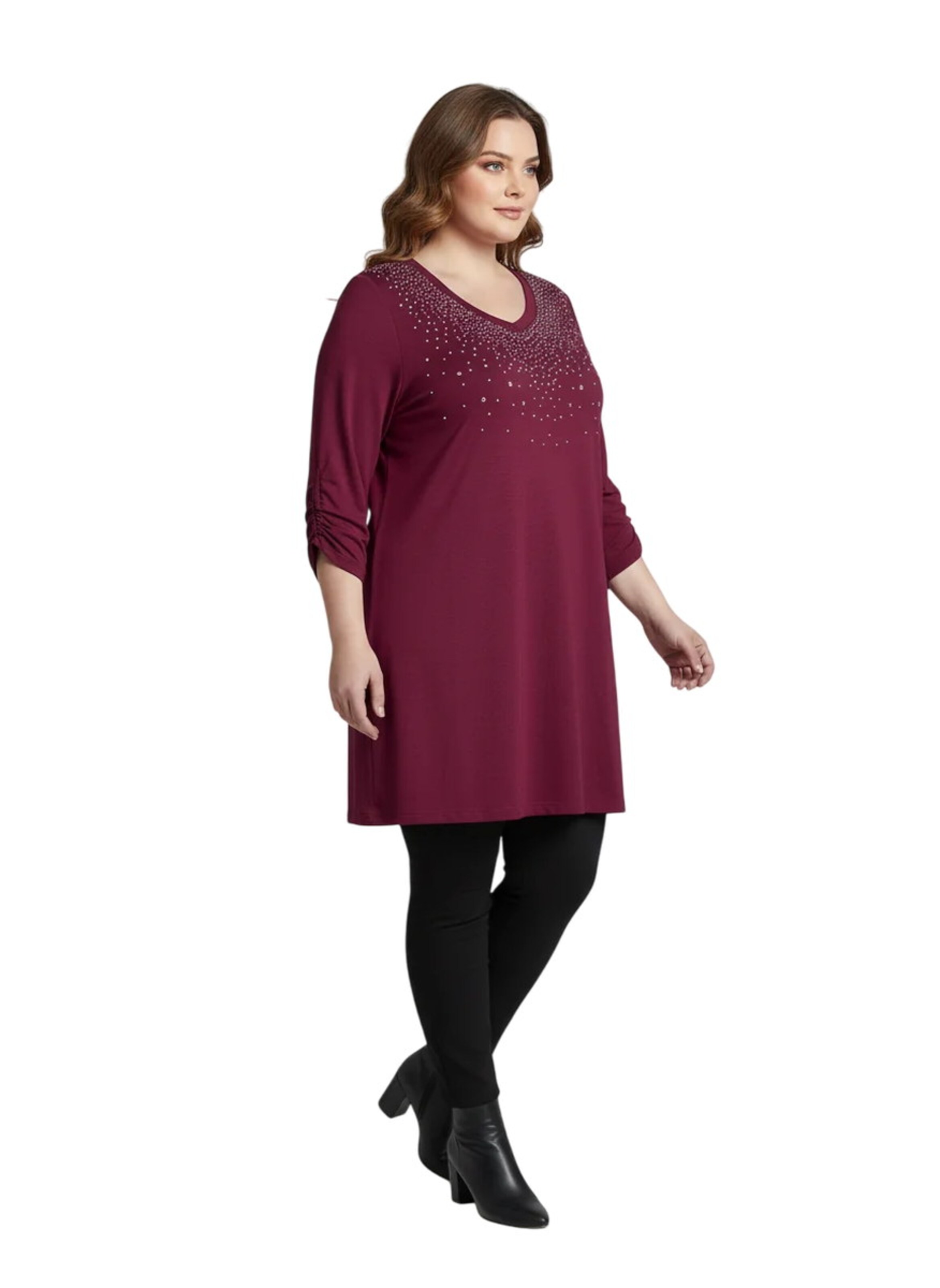 Shape Of You Blouse in Red