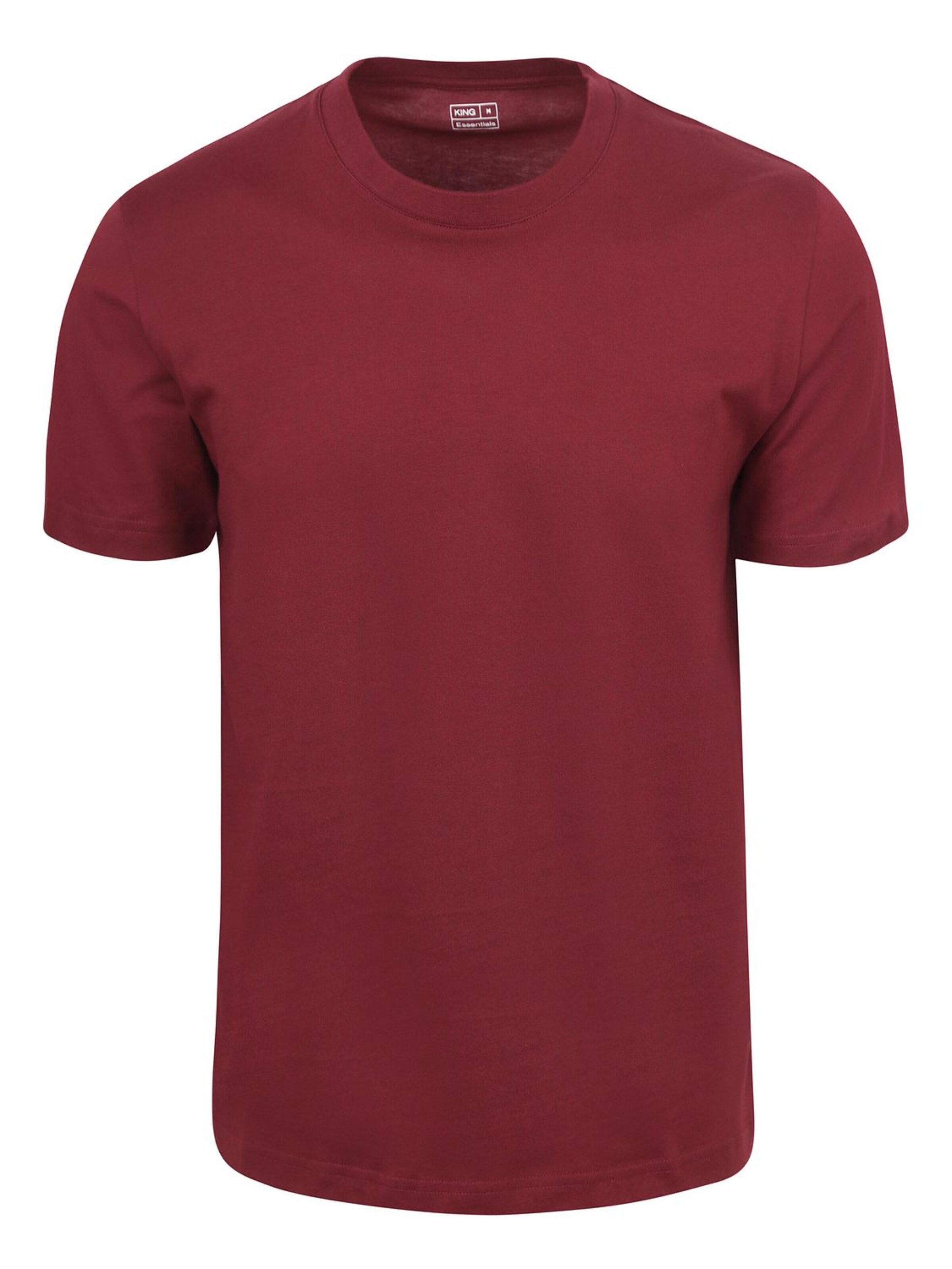 KING Essentials Shirt 'The Steve' in Red: front