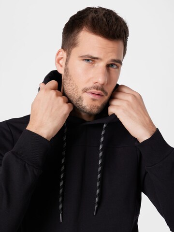 TOM TAILOR DENIM Sweatshirt in Black