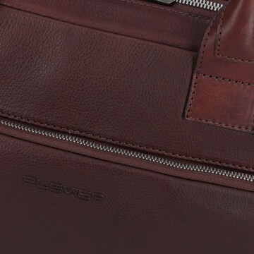 Borsa portadocumenti 'Vintage Larry' di Plevier in marrone