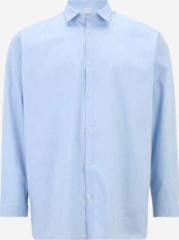 Jack & Jones Plus Πουκάμισο για το γραφείο 'JJPRParma' σε μπλε: μπροστά