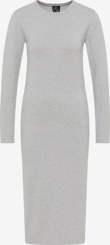 DreiMaster Klassik Knitted dress 'Wais' in Grey: front