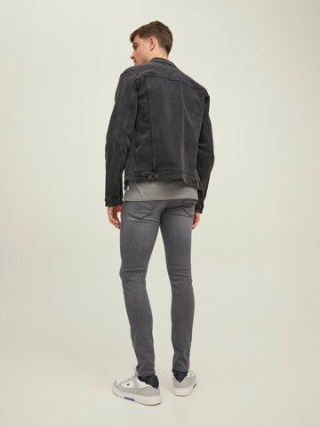 JACK & JONES Skinny Jeans 'LIAM EVAN' in Zwart