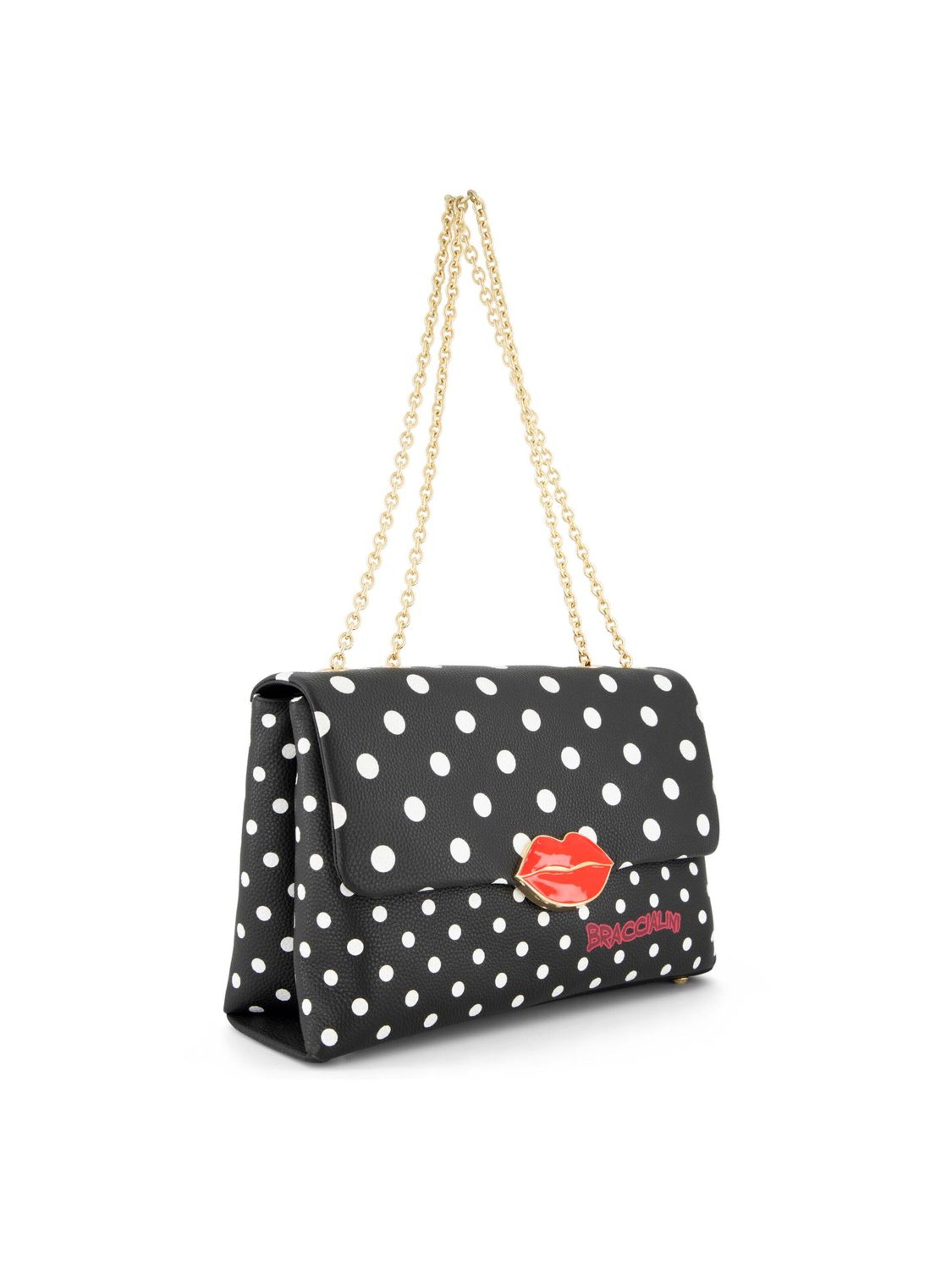 Braccialini - Bolso de hombro 'Kiss' en negro