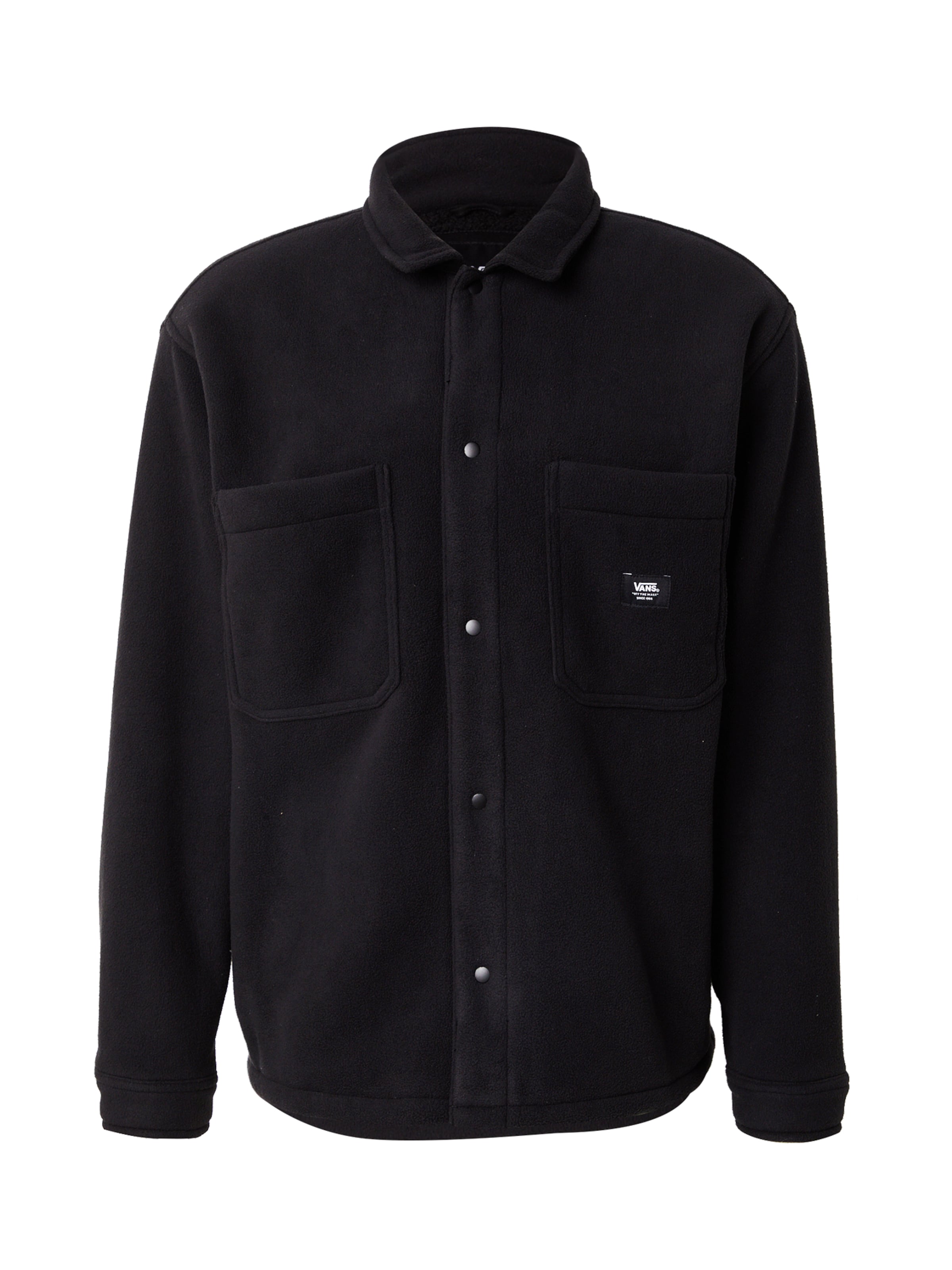 VANS - Casaco de velo em preto: frente