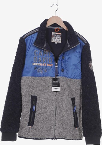 CAMP DAVID Jacket & Coat in XL in Grey: front