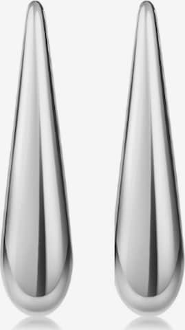 Cala Rose Ohrringe 'LAREA' in Silber: Vorderseite