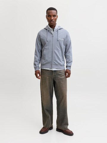 JACK & JONES Sweat jacket 'Norrebro' in Grey