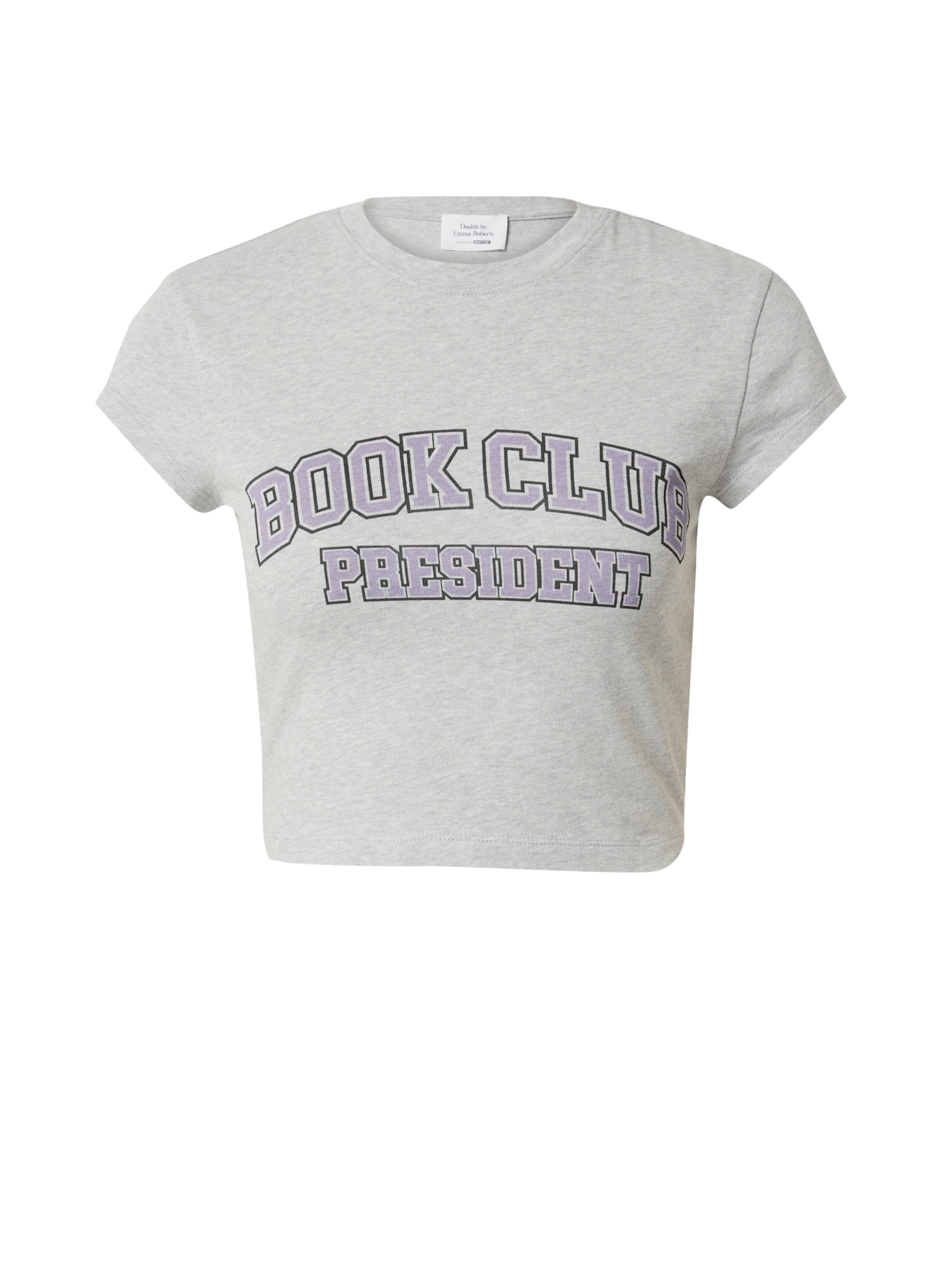 Daahls by Emma Roberts exclusively for ABOUT YOU Shirt 'Cara' in Grey / Pastel purple / Black, Item view