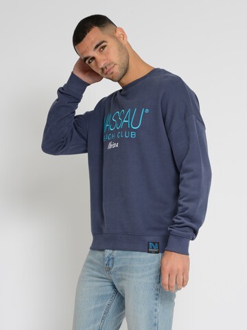 NASSAU Beach Club Sweatshirt 'NB231041' in Blauw