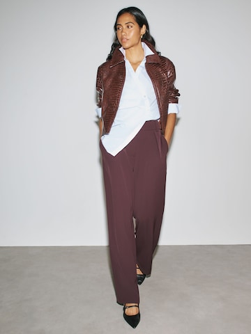 Next Wide Leg Hose in Rot