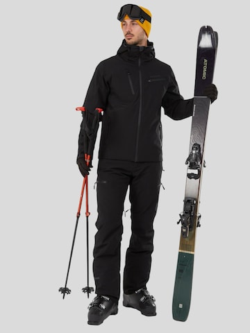 Regular Pantalon fonctionnel 'Teak' Fundango en noir