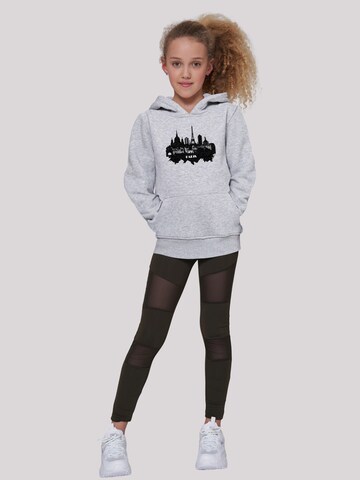 F4NT4STIC Sweatshirt 'Cities Collection - Paris skyline' in Grijs