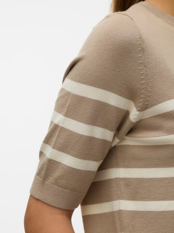 VERO MODA Пуловер 'VMSABA' в бежово