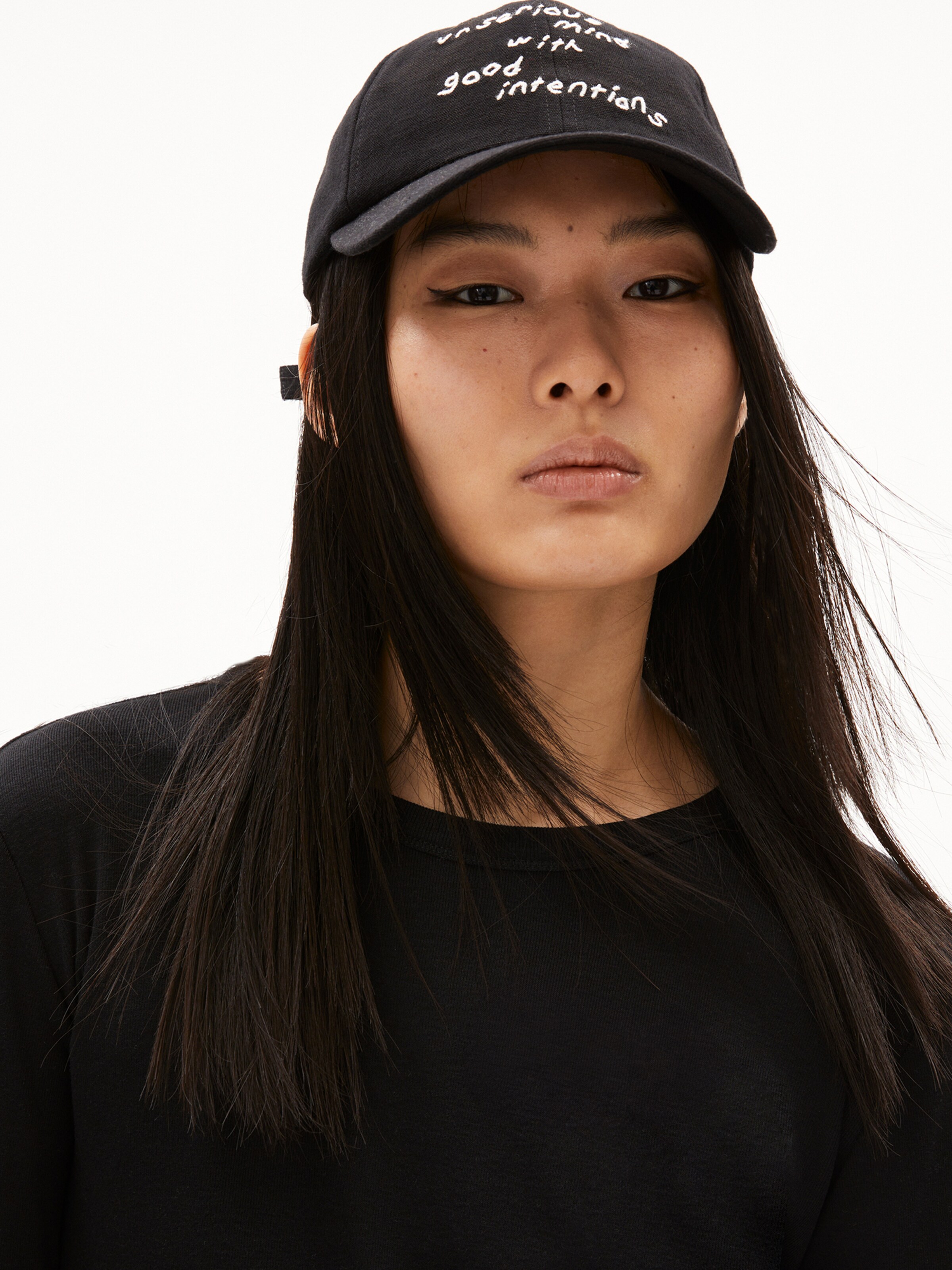 ARMEDANGELS Shirt ' MAIAA LUANNAA ' in Black: front