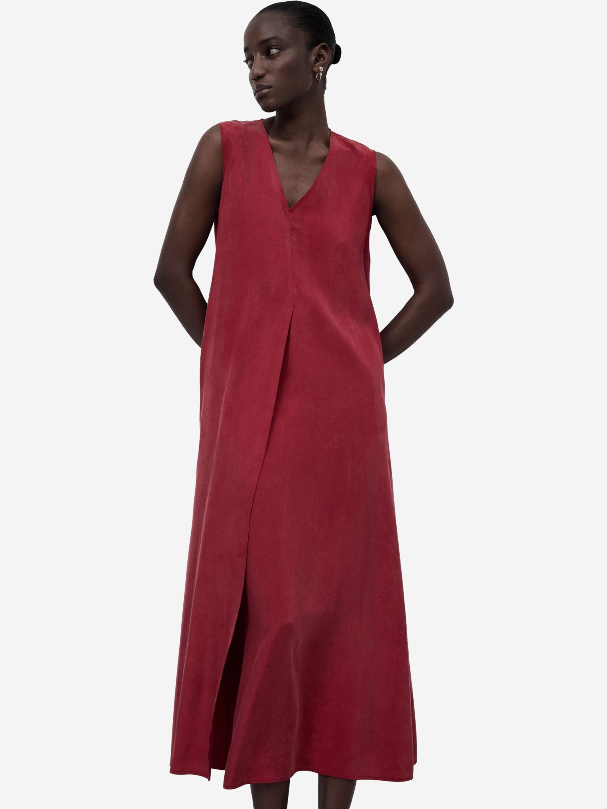 Vestido Rojo Letizia Vestido Adolfo Dominguez Vestidos Adolfo