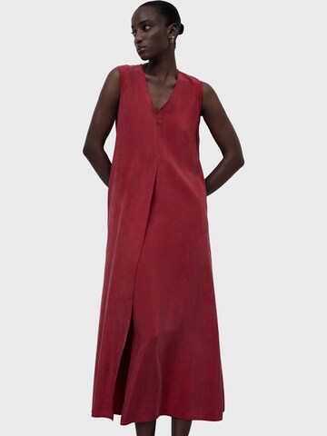 Vestido Rojo Letizia Vestido Adolfo Dominguez Vestidos Adolfo