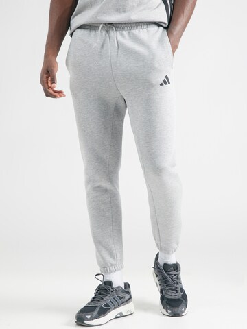 ADIDAS SPORTSWEAR Tapered Sports trousers in Grey: front
