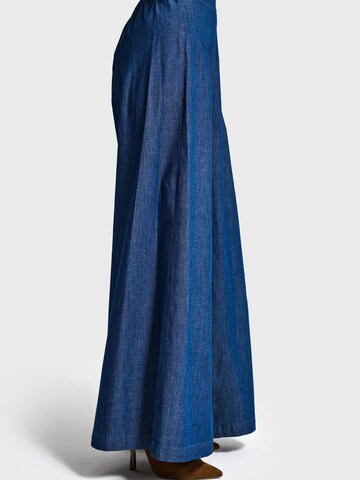 IT'S BASIC Wide leg Jeans 'WIDE MID RISE JEANS' in Blauw