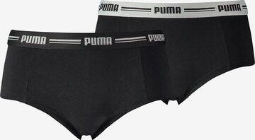 Panty 'Iconic' di PUMA in nero: frontale