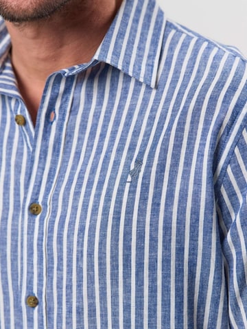 MCS Regular Fit Shirt ' MCBernard ' in Blau