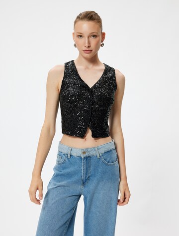 Koton Bodywarmer in Zwart: voorkant
