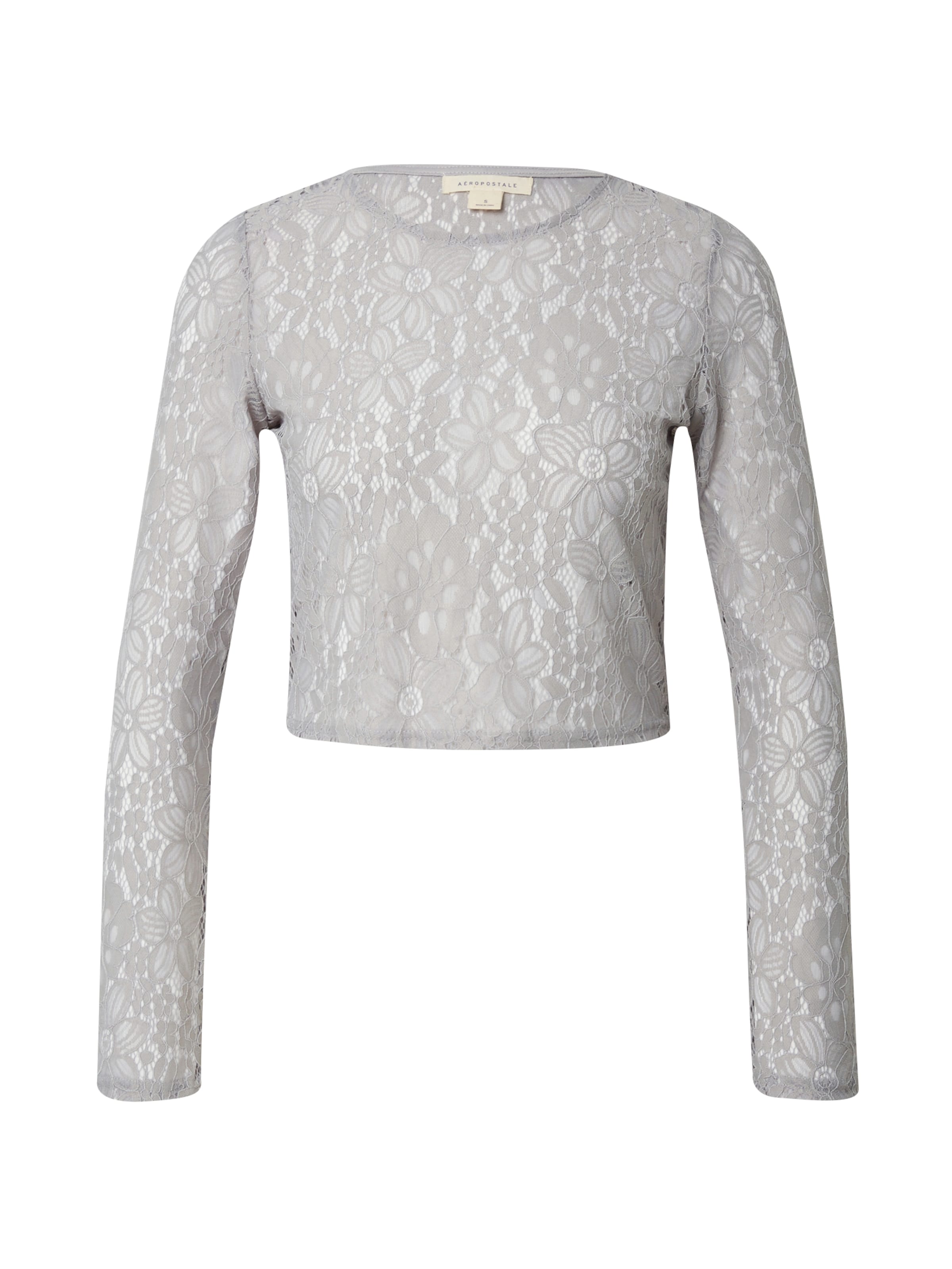 AÉROPOSTALE Shirt in Grey: front