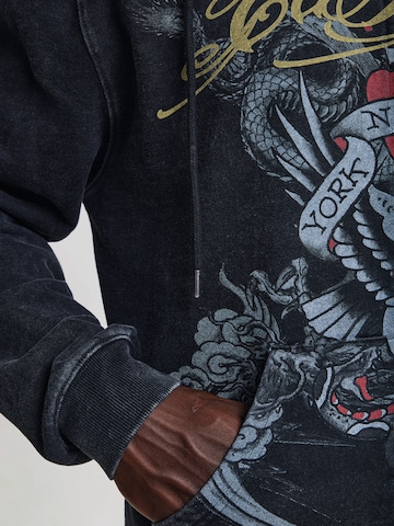 Veste de survêtement 'Storming New York' Ed Hardy en noir