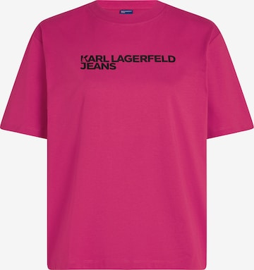 KARL LAGERFELD JEANSMajica - roza boja: prednji dio