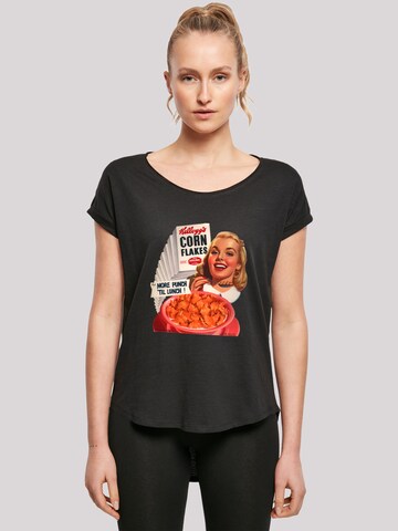 T-shirt 'Kellogg's Corn Flakes Cereal 1950's' F4NT4STIC en noir : devant