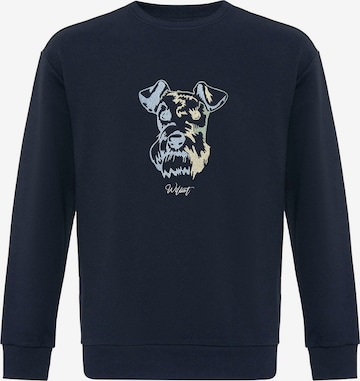 Sweat-shirt Williot en bleu : devant
