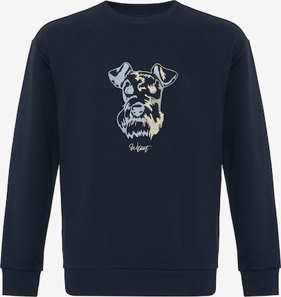 Megztinis be užsegimo iš Williot, spalva – tamsiai mėlyna / dangaus žydra / geltona, Prekių apžvalga