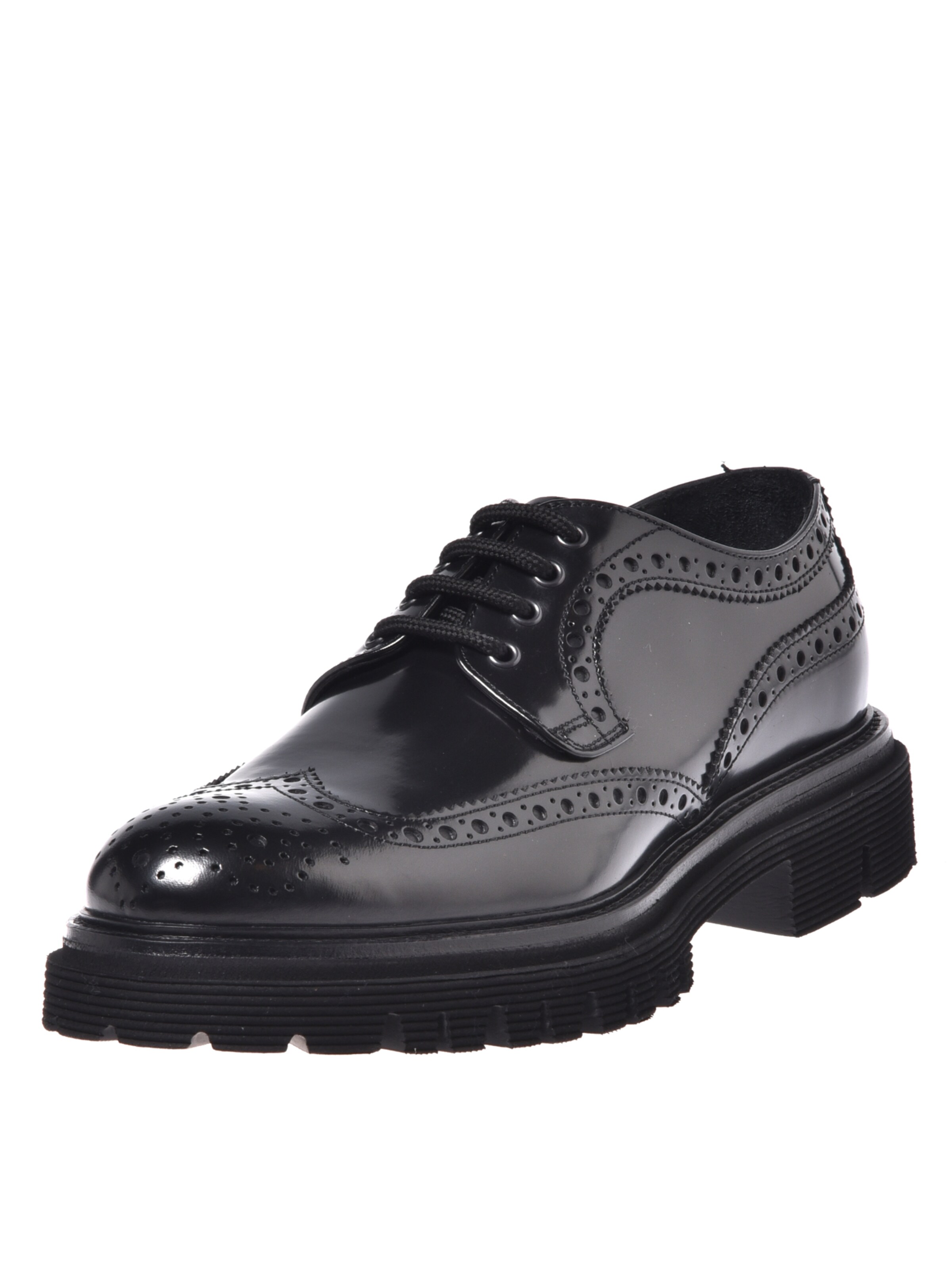 BALDININI Schnürschuh in Schwarz: Vorderseite