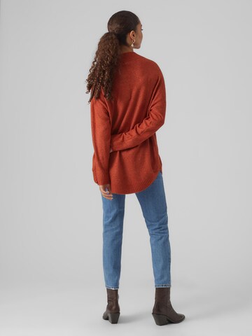 VERO MODA Sweater 'Plaza' in Red