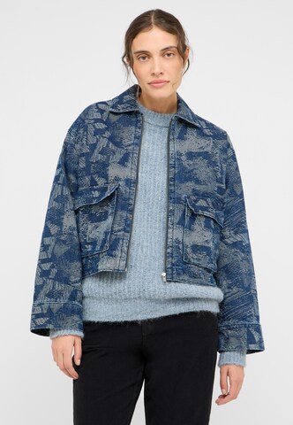 MUSTANG Between-Season Jacket in Blue: front