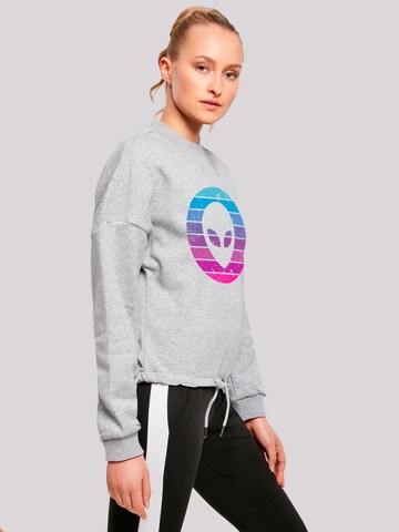 Sweat-shirt 'Alien Kopf' F4NT4STIC en gris