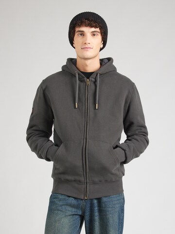 Superdry Sweatjacke in Grau: Vorderseite