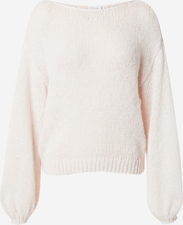 VILA Sweater 'Choca' in White: front