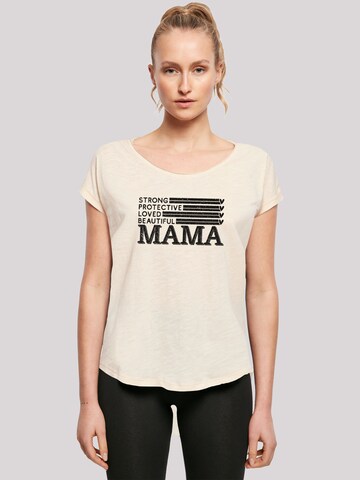 T-shirt F4NT4STIC en beige : devant